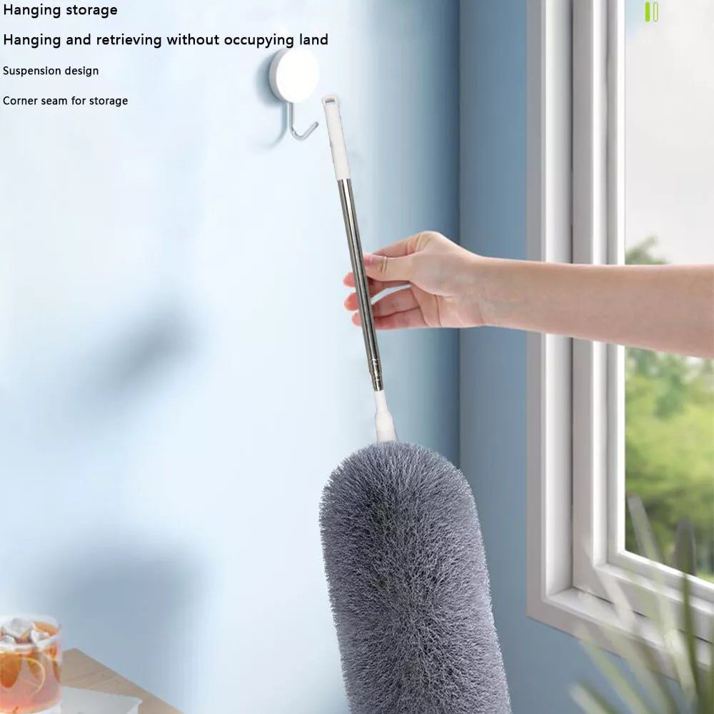 Microfiber Duster Extra Long Telescopic Pole Scratch Cleaner