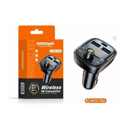 Amaya Handsfree Call Car Charger & Vehicle FM Modulator