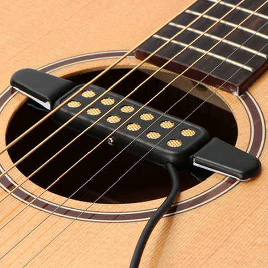 Clip-on Acoustic Guitar Pickup Audio Amplifier 12 Hole For All Box Guitars