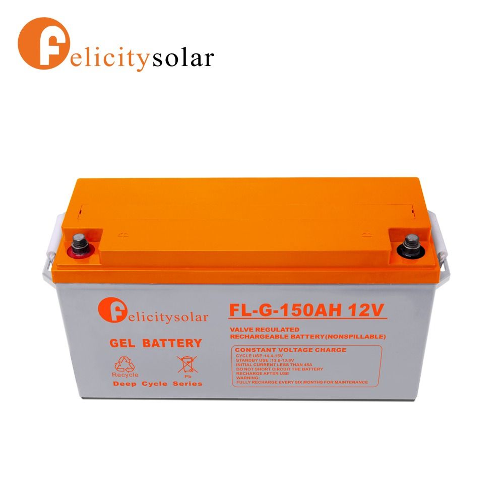 Felicity 12Volts Solar Deep Cycle GEL Battery For Solar System (1 Year Manufacture Warranty)