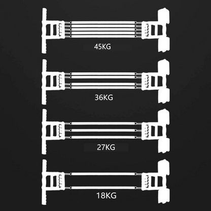 3 in 1 Chest Expander Puller Muscles Exercise Workout Resistance Spring Expander with Hand Grip and Pedal