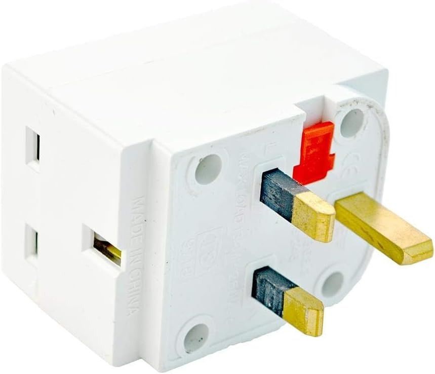 3 Way Socket Multi Plug Fused adapter UK Mains 13 AMP 240V AC/DC 3 Socket