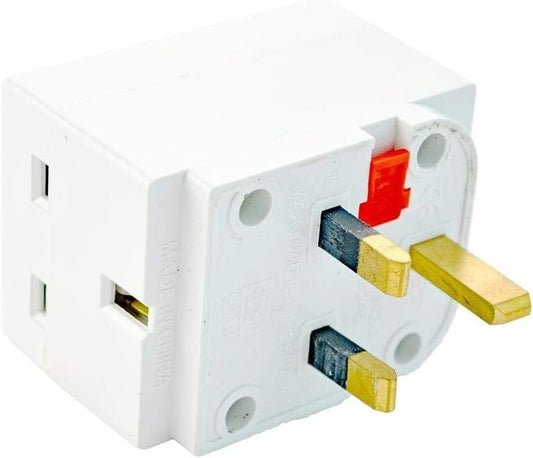 3 Way Socket Multi Plug Fused adapter UK Mains 13 AMP 240V AC/DC 3 Socket