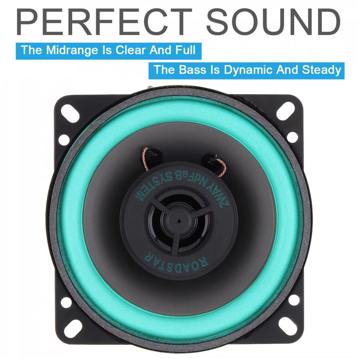 Universal HiFi Coaxial Subwoofer Audio Music Stereo Full Range Speaker for Car & Vehicles