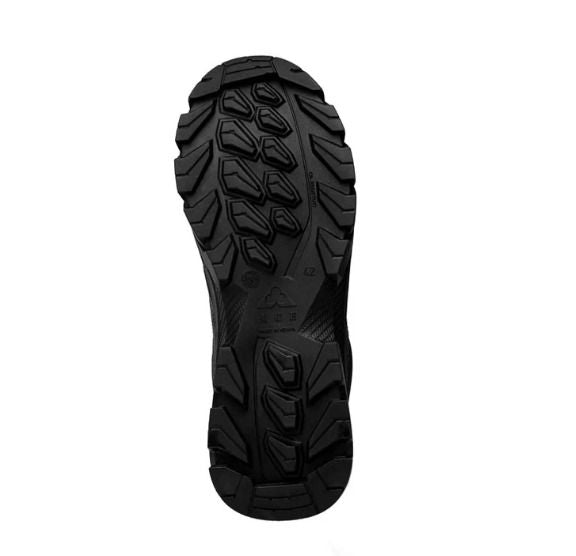 ACE DUMA Safety Shoes- Black (With Gray Strip) Protective Work Boots