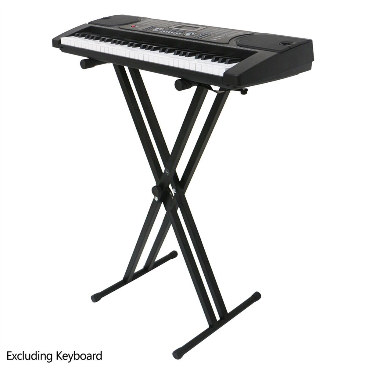 Premium Heavy Duty Piano & Keyboard Stand With Locking Double X Shape Stands