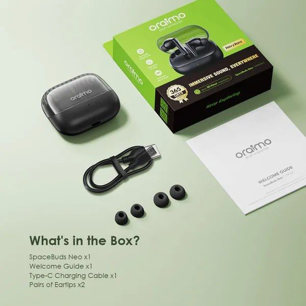 oraimo SpaceBuds Neo Plus True Wireless Spatial Earbuds