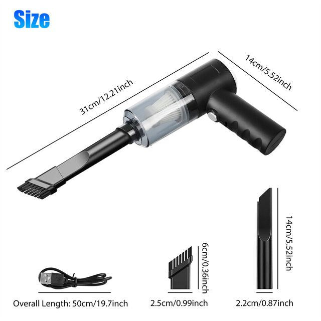 2-In-1 Portable Multi-Purpose Home Handheld Car Vacuum Cleaner Cleaning Tool