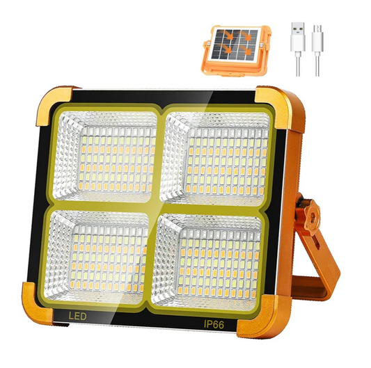 Portable Solar Light wih Powerbank for Outdoor Emergency Work & Camping Light