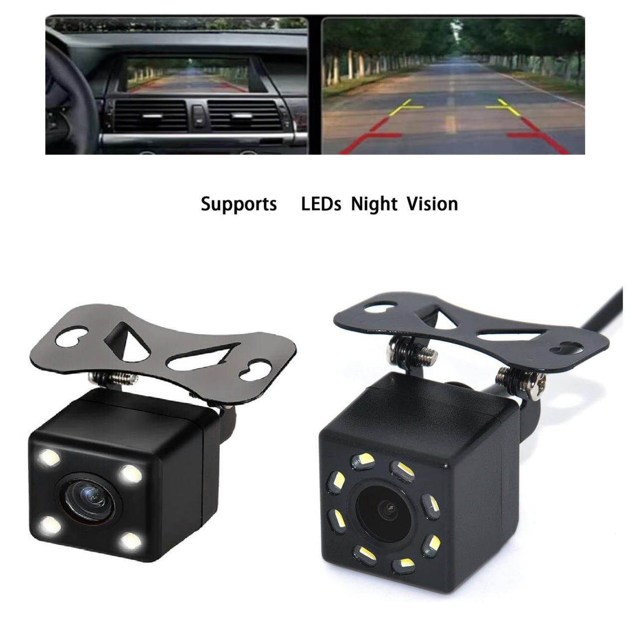 HD Reverse Camera with Night Vision, Backup Rear View Camera 170° Wide View Angel