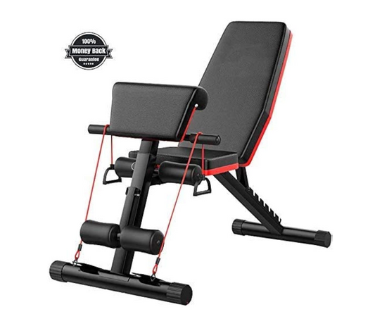 Adjustable Weight, Exercise & Workout Bench Press upto 800lbs for Home Gym Strength Training Full Body Workout