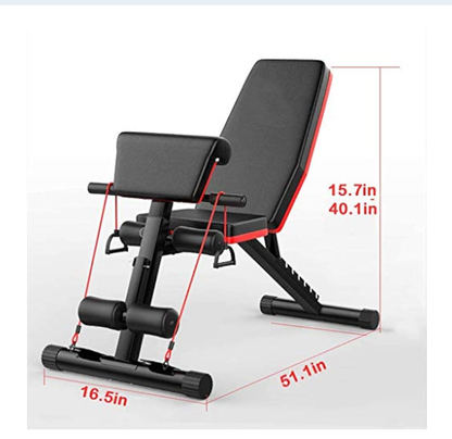 Adjustable Weight, Exercise & Workout Bench Press upto 800lbs for Home Gym Strength Training Full Body Workout