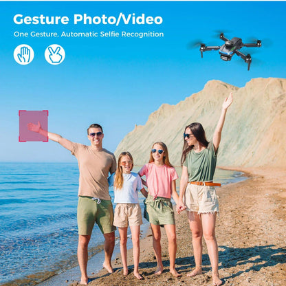 S118 Drone - Foldable RC Quadcopter with Brushless Motor and HD Camera | Aerial Photography Four Axis Aircraft Toy for Beginners, Kids & Outdoor