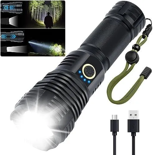 Rechargeable High Lumens LED Super Bright Waterproof Spotlight Floodlight