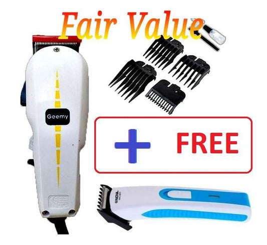 Geemy Hair Shaving Machine - Kinyozi + Free Hair And Beard Trimmer