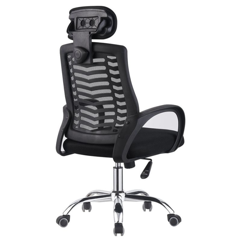 Highback Mesh Office Orthopedic Chair With Adjujstable Headrest