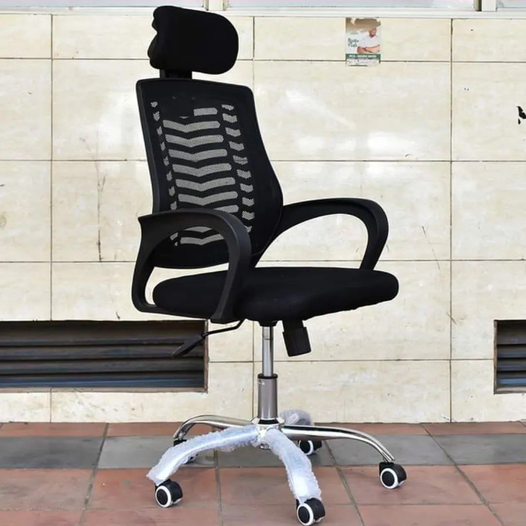 Highback Mesh Office Orthopedic Chair With Adjujstable Headrest