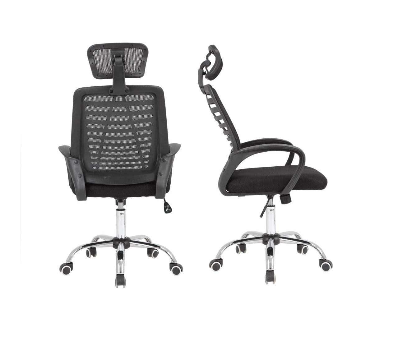 Highback Mesh Office Orthopedic Chair With Adjujstable Headrest
