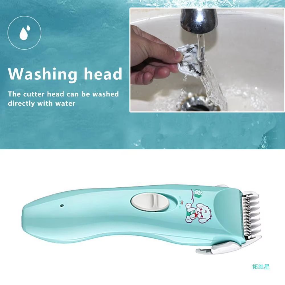 Silent Electric Baby Hair Clipper for Children, Kids & Women Shaving