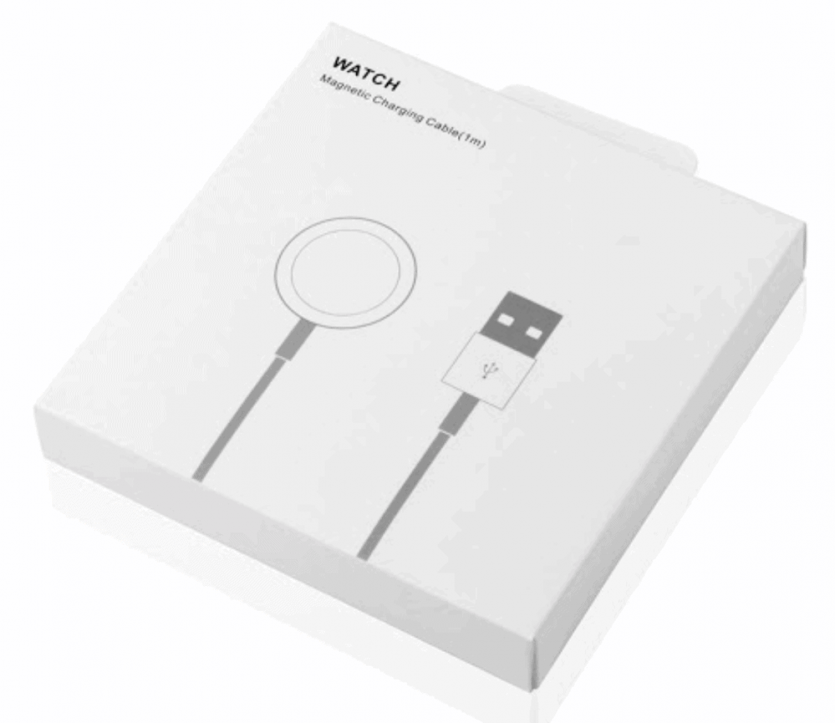 Wireless Magnetic Fast Charger for Apple Watch 3 Ft Cable for Series 7 to 1