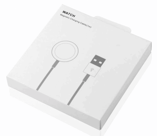 Wireless Magnetic Fast Charger for Apple Watch 3 Ft Cable for Series 7 to 1
