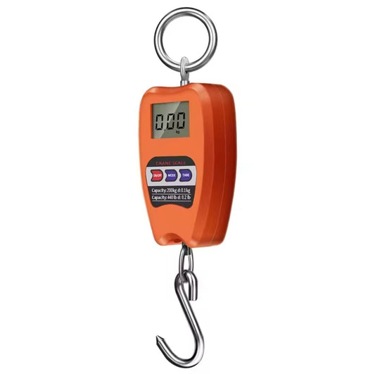 Digital weighing machine 200Kgs Digital hanging Weight Scale Industrial Heavy Duty with Batteries for Farm, Hunting, Bow Draw Weight, Big Fish & Hoyer Lift with Accurate Sensor Digital
