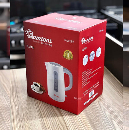 Ramtons stainless steel, 2 Burner Gas Cooker with 1 Year Warranty