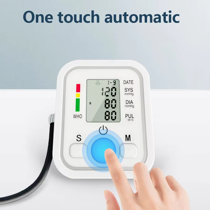Upper Arm Blood Pressure Monitor Machine for Home Use