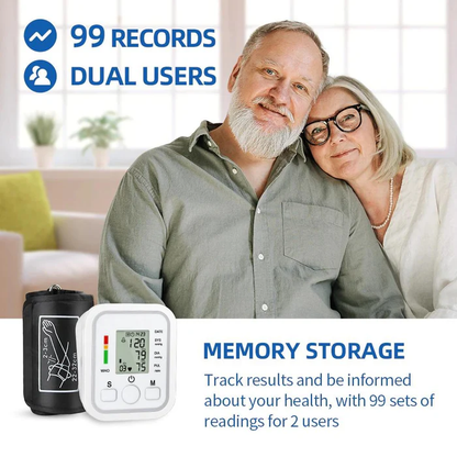Upper Arm Blood Pressure Monitor Machine for Home Use