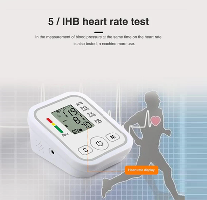 Upper Arm Blood Pressure Monitor Machine for Home Use