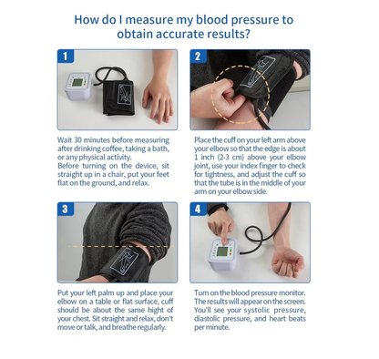 Upper Arm Blood Pressure Monitor Machine for Home Use