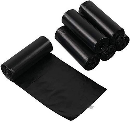 Large Size Bio-degradable Garbage and Trash Bags 50 Black (60X80 CM)