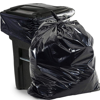 Large Size Bio-degradable Garbage and Trash Bags 50 Black (60X80 CM)