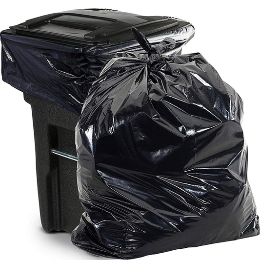 Large Size Bio-degradable Garbage and Trash Bags 50 Black (60X80 CM)