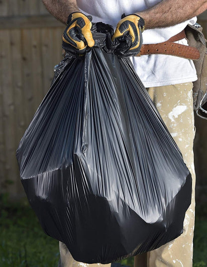 Large Size Bio-degradable Garbage and Trash Bags 50 Black (60X80 CM)