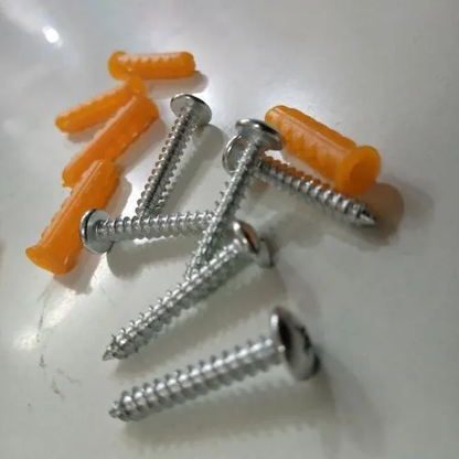 Extendable Window & Door Curtain Rods Double + Holders & Screws