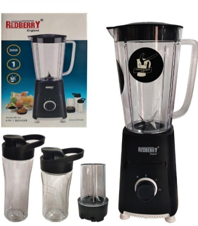 Redberry 4 In 1 Home & kitchen powerful Blender With Unbreakable 1L Jar
