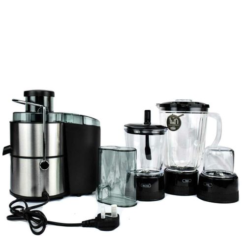 Redberry Juicer 4 in 1 Multifunction heavy duty Electric juice extractor with blender grinder and meat mincer - 500Watt power