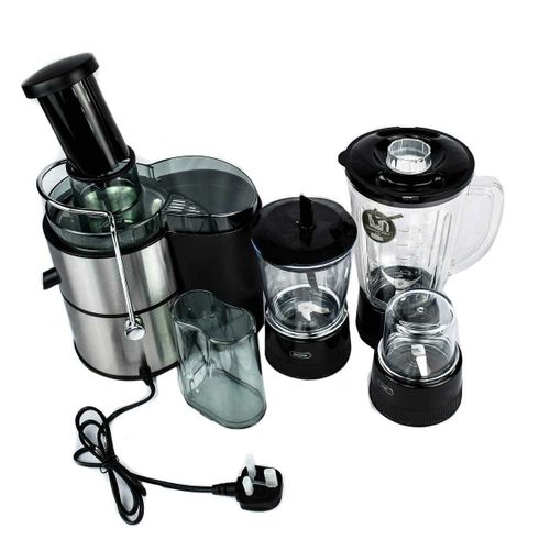 Redberry Juicer 4 in 1 Multifunction heavy duty Electric juice extractor with blender grinder and meat mincer - 500Watt power