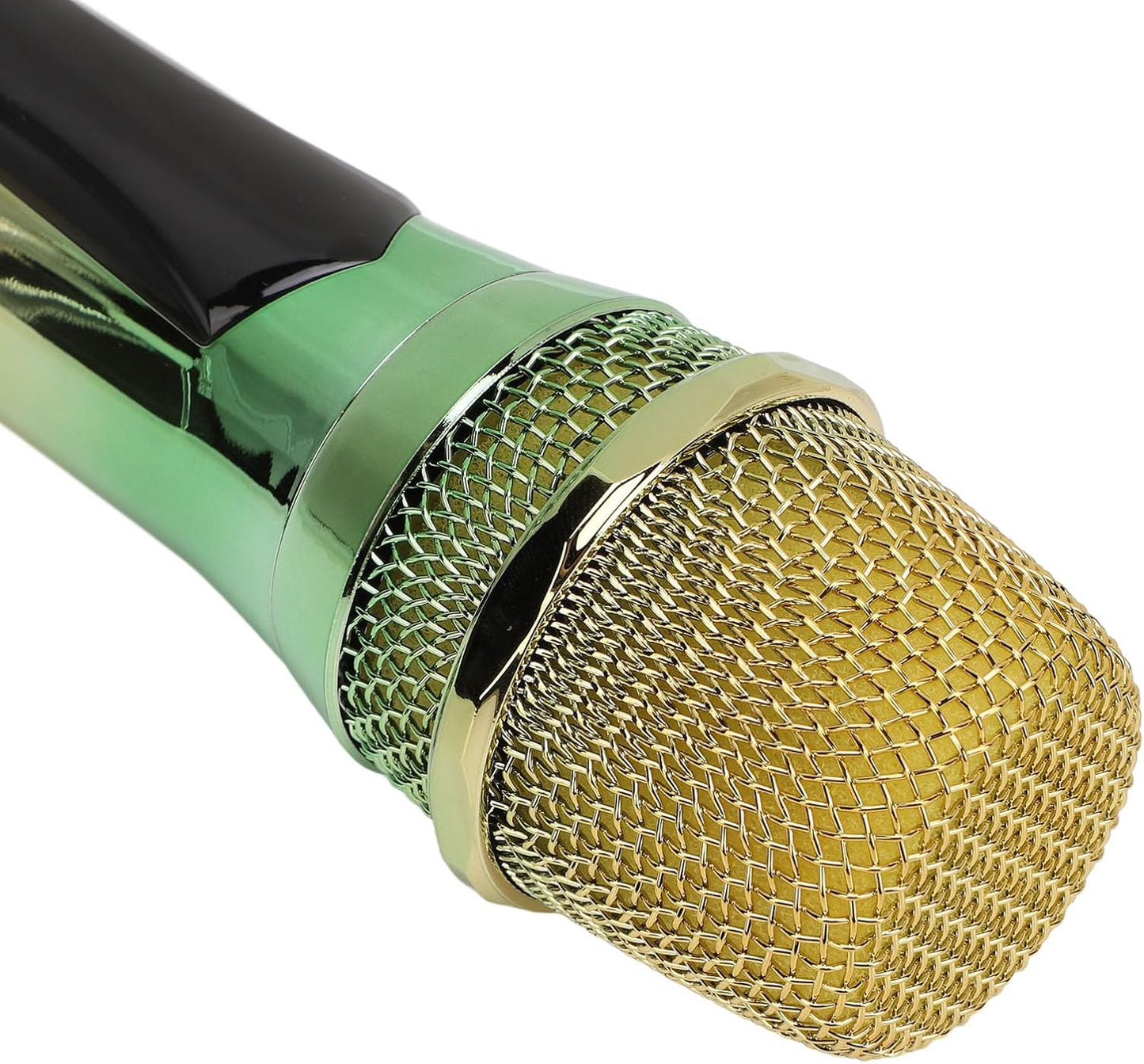 UHF 2PC Set Wireless Dual Handheld Dynamic Microphone with Rechargeable Receiver for Wedding Party Speech Church or Karaoke