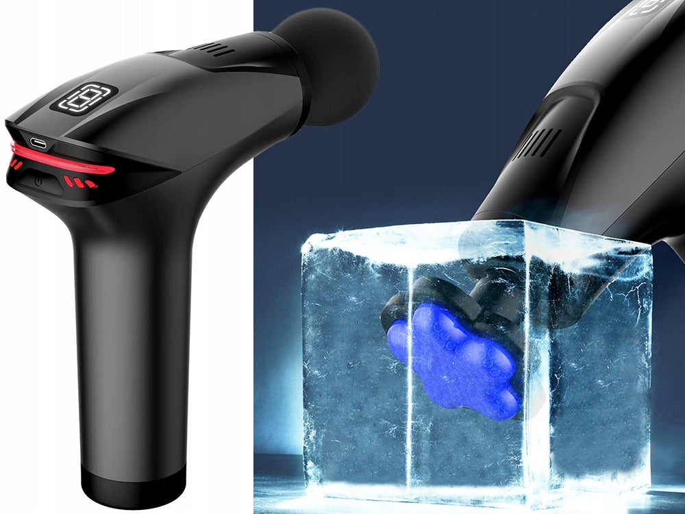 Massage Gun Professional Deep Muscle Massager, 8 Speeds, 5 Heads