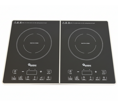 Ramtons Double Plate Energy Saving Induction Cooker with 1 Year Warranty