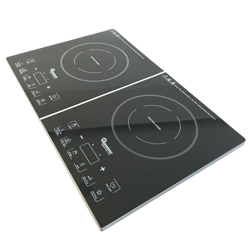 Ramtons Double Plate Energy Saving Induction Cooker with 1 Year Warranty