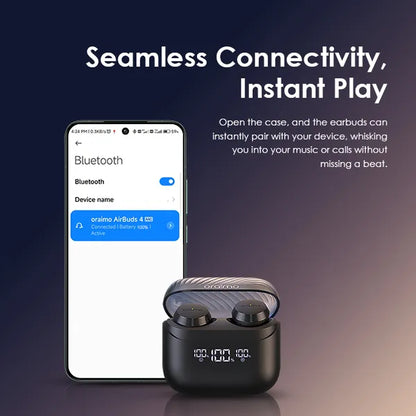 oraimo AirBuds 4 ENC True Wireless Earbuds