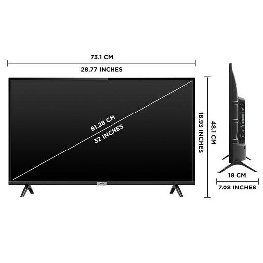 TCL 32 Inch HD Android Smart TV with 2 Yrs Warranty