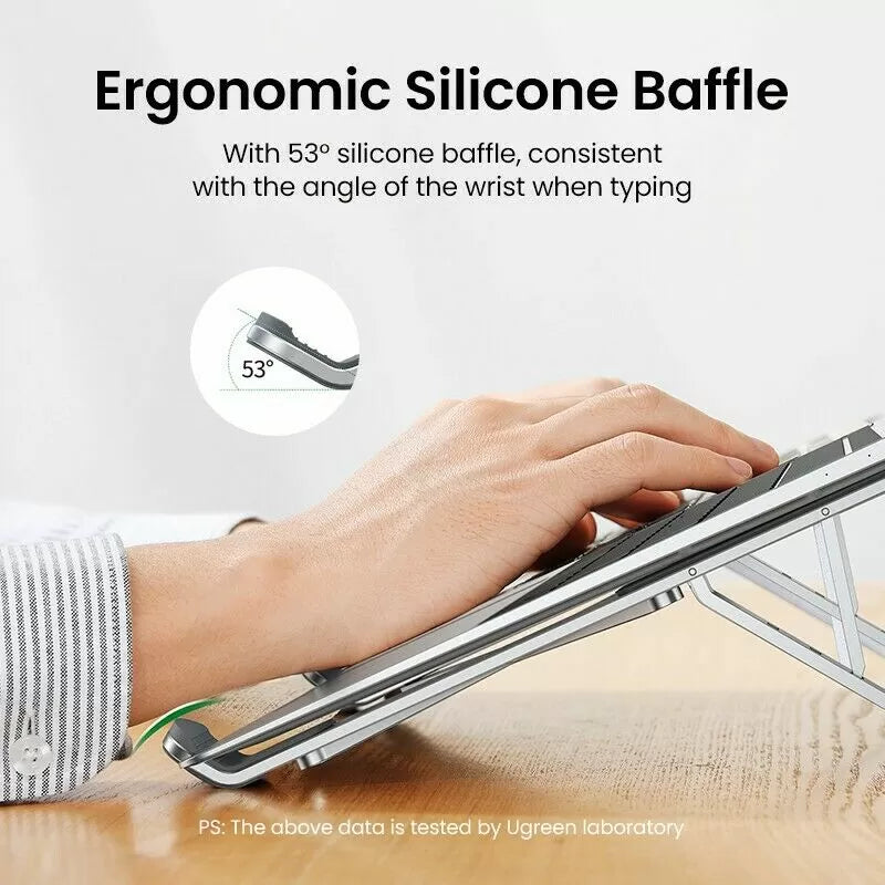 UGREEN Adjustable Multi-Functional Laptop, Tablet, Phone and Book Aluminium Stand (LP451)