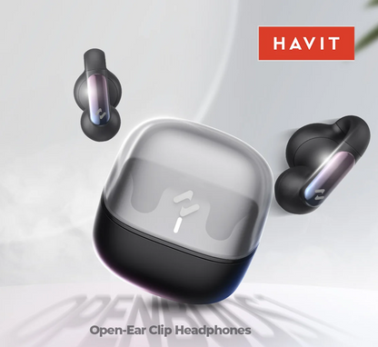 HAVIT TW980 Waterproof Open Ear Clip Earbuds With Dual Mic ENC