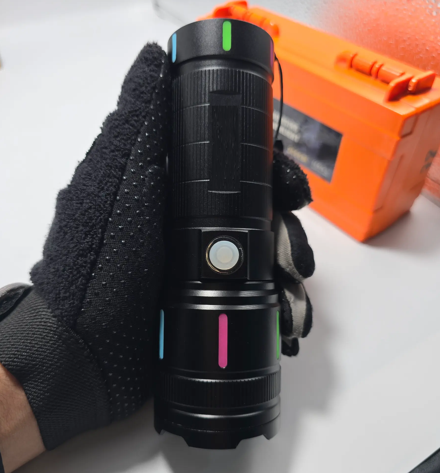 Powerful flashlight USB telescopic zoom 150W Can Charge a Phone