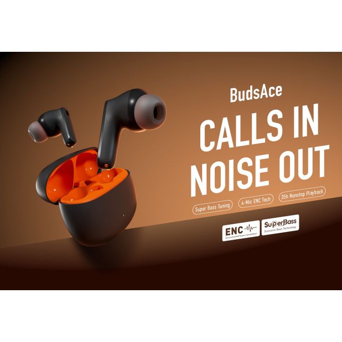 itel Buds Ace Super Bass Bluetooth 5.3 Touch Control Earbuds