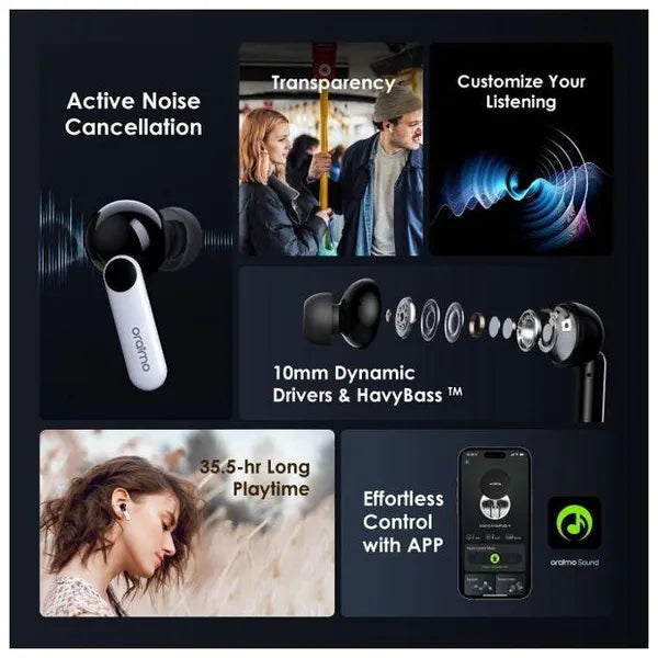 oraimo FreePods 4 ANC True Wireless Earbuds